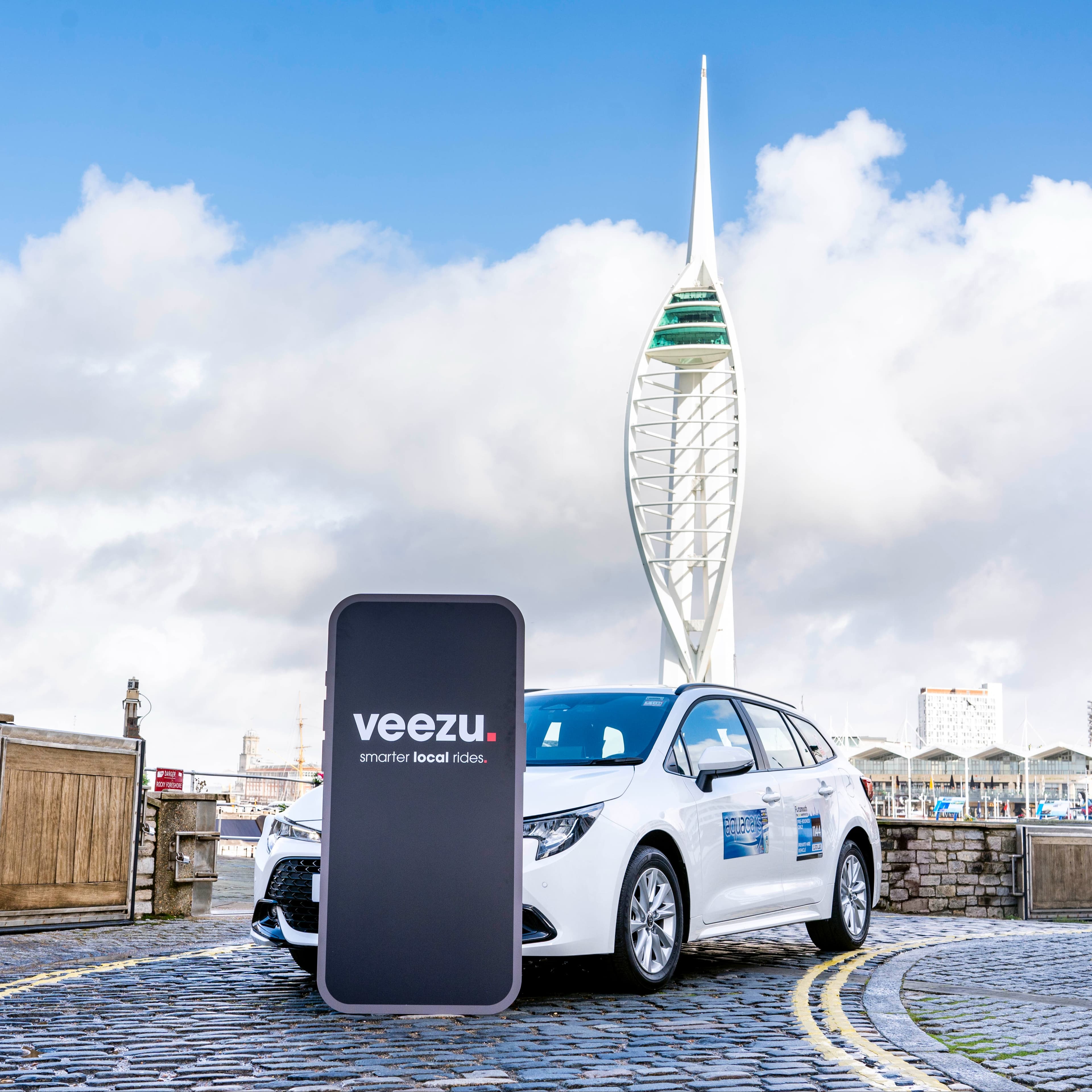 aqua cars switches to the new veezu app